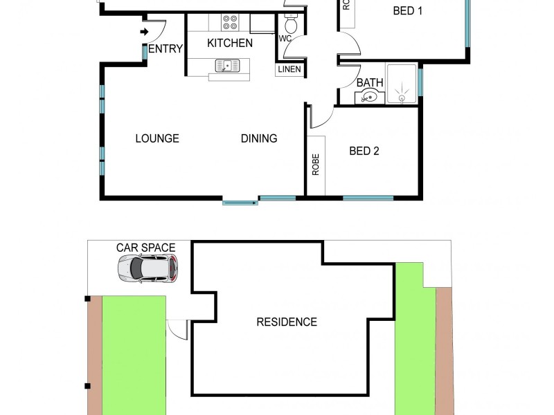 3/36 John Holt Street, Macgregor ACT 2615 Floorplan