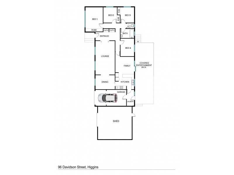 96 Davidson Street, Higgins ACT 2615 Floorplan