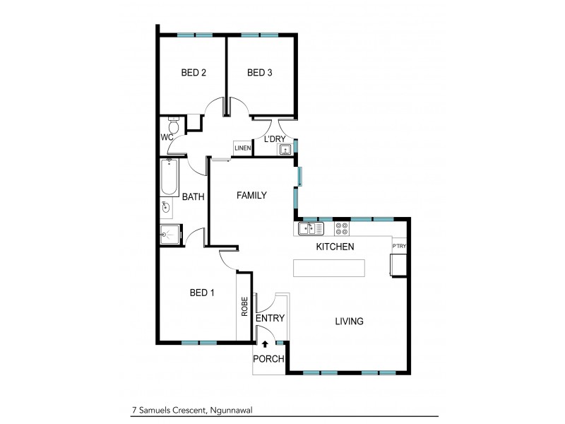7 Samuels Crescent, Ngunnawal ACT 2913 Floorplan