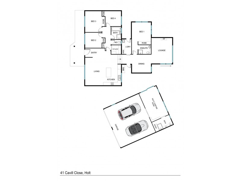 41 Cavill Close, Holt ACT 2615 Floorplan