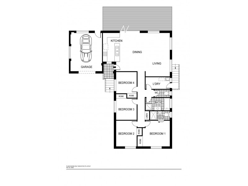 14 Fitzhardinge Crescent, Evatt ACT 2617 Floorplan