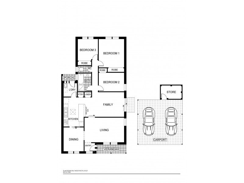 74 Enright Crescent, Florey ACT 2615 Floorplan
