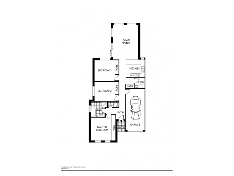 10 John James Loop, Macgregor ACT 2615 Floorplan
