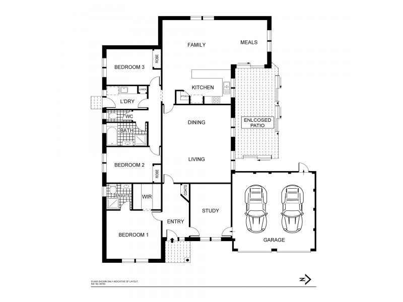 19 Pedrail Place, Dunlop ACT 2615 Floorplan