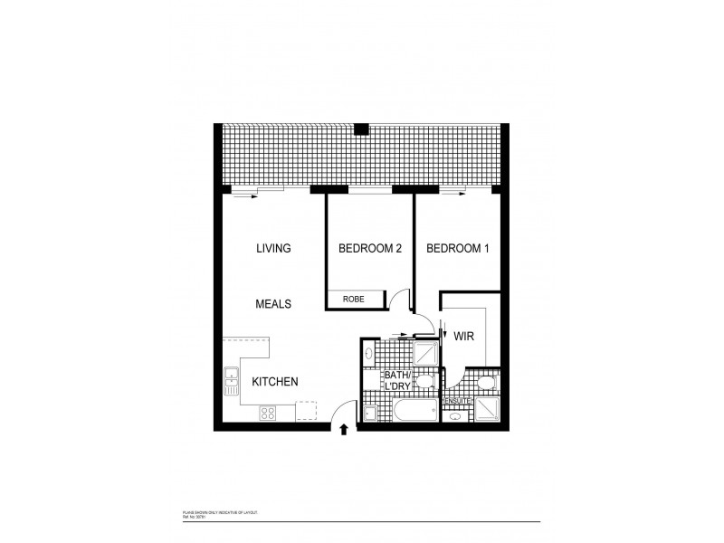 25/16 David Miller Crescent, Casey ACT 2913 Floorplan