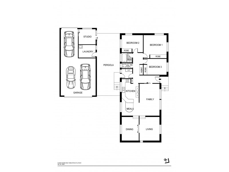 7 Rose Place, Flynn ACT 2615 Floorplan