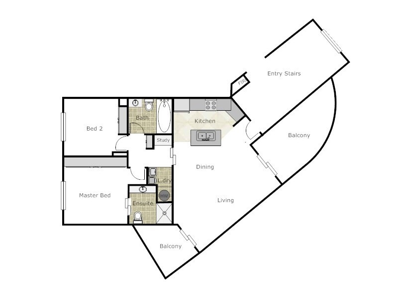 53/20 Beissel Street, Belconnen ACT 2617 Floorplan
