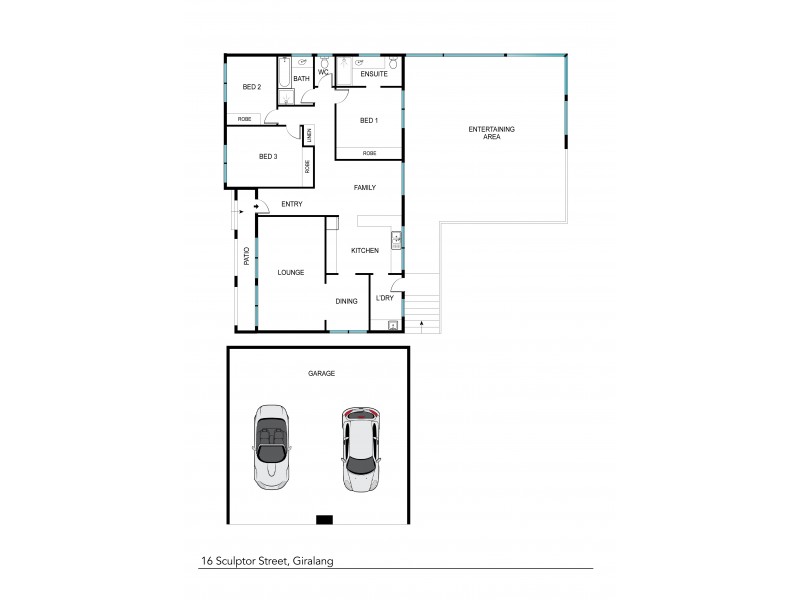 16 Sculptor Street, Giralang ACT 2617 Floorplan