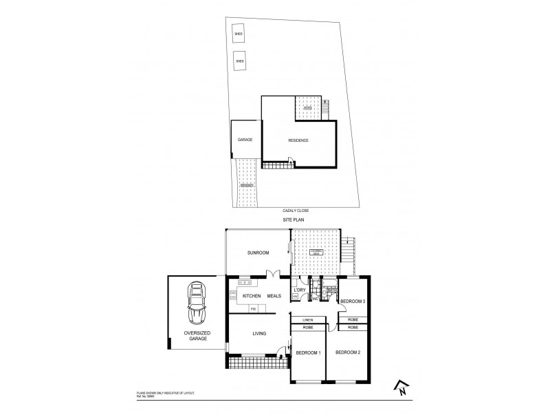 4 Cazaly Close, Holt ACT 2615 Floorplan