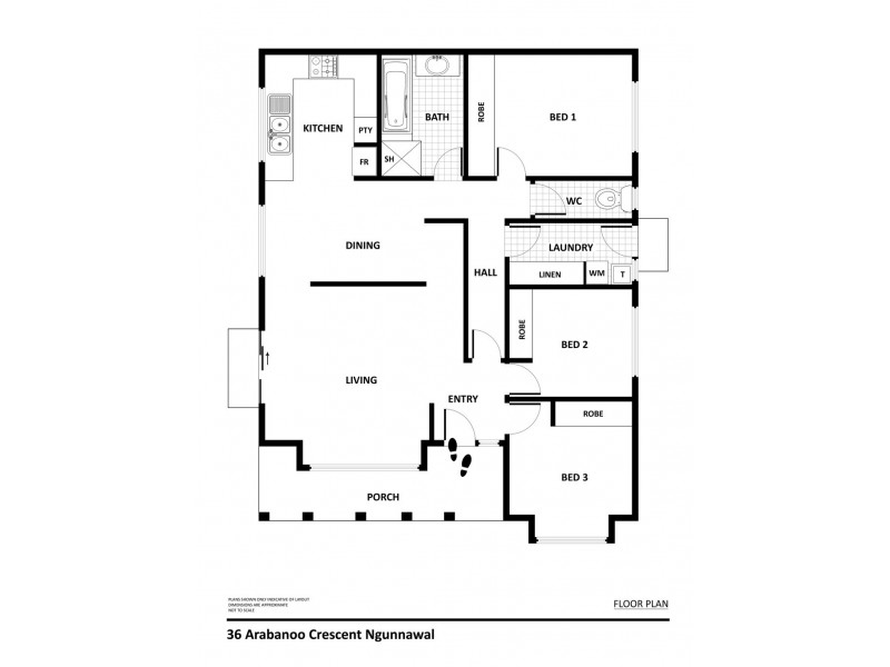 36 Arabanoo Crescent, Ngunnawal ACT 2913 Floorplan