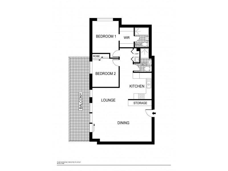 33/57 Benjamin Way, Belconnen ACT 2617 Floorplan