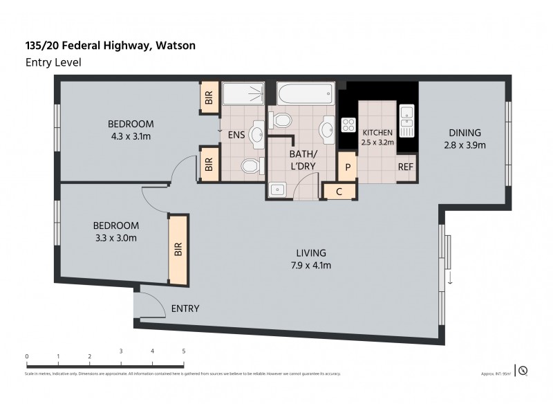 135/20 Federal Highway, Watson ACT 2602 Floorplan