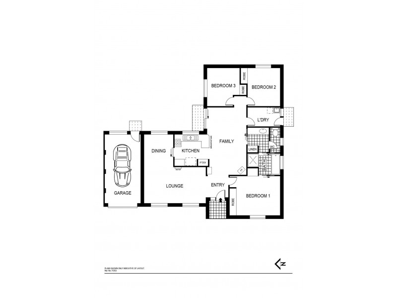 127 Ratcliffe Crescent, Florey ACT 2615 Floorplan