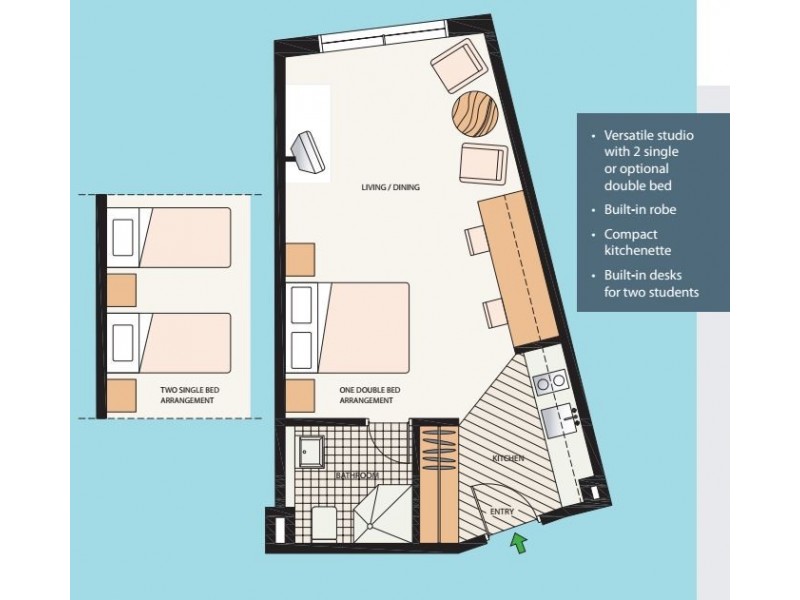 58/101 Hennessy Street, Belconnen ACT 2617 Floorplan