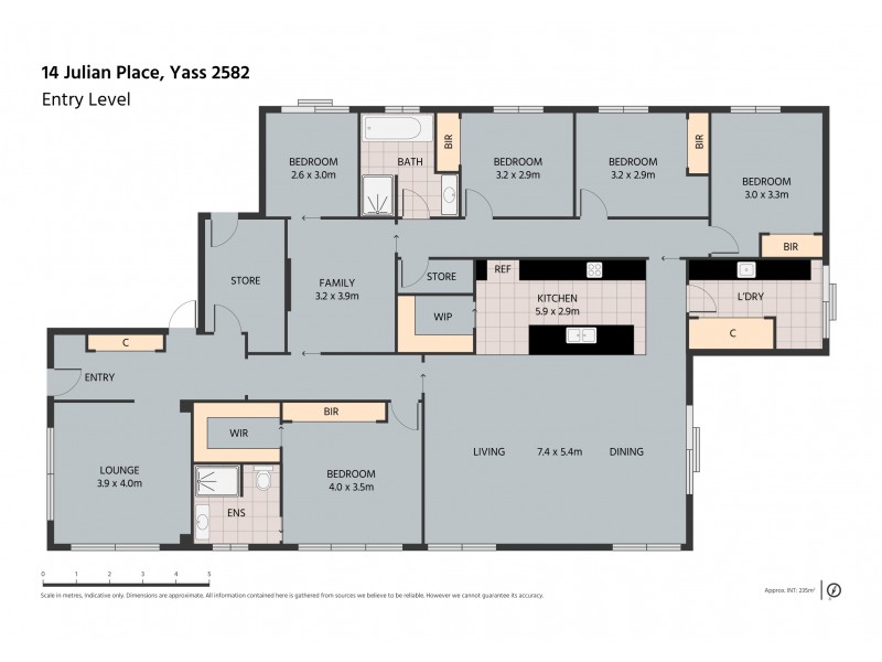 14 Julian Place, Yass NSW 2582 Floorplan