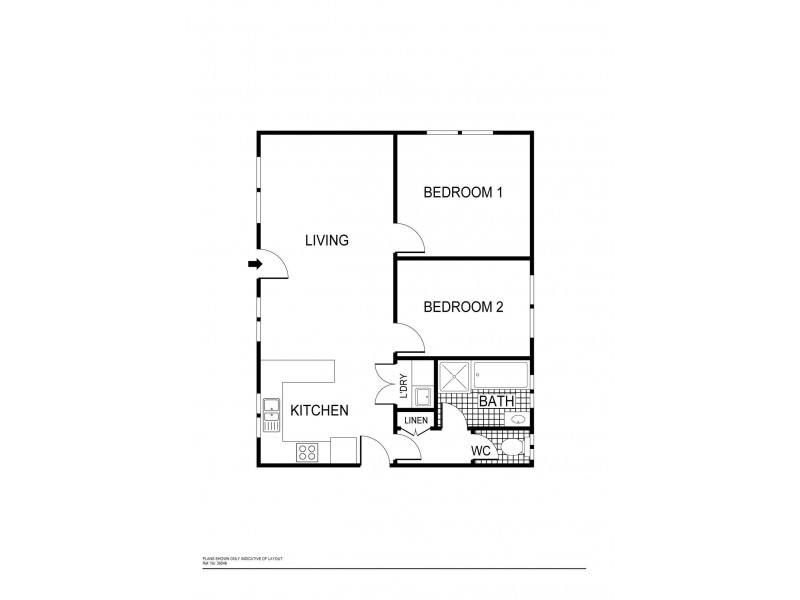 16b Clark Close, Spence ACT 2615 Floorplan