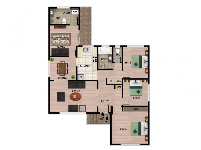 77 Harrington Crescent, Kambah ACT 2902 Floorplan