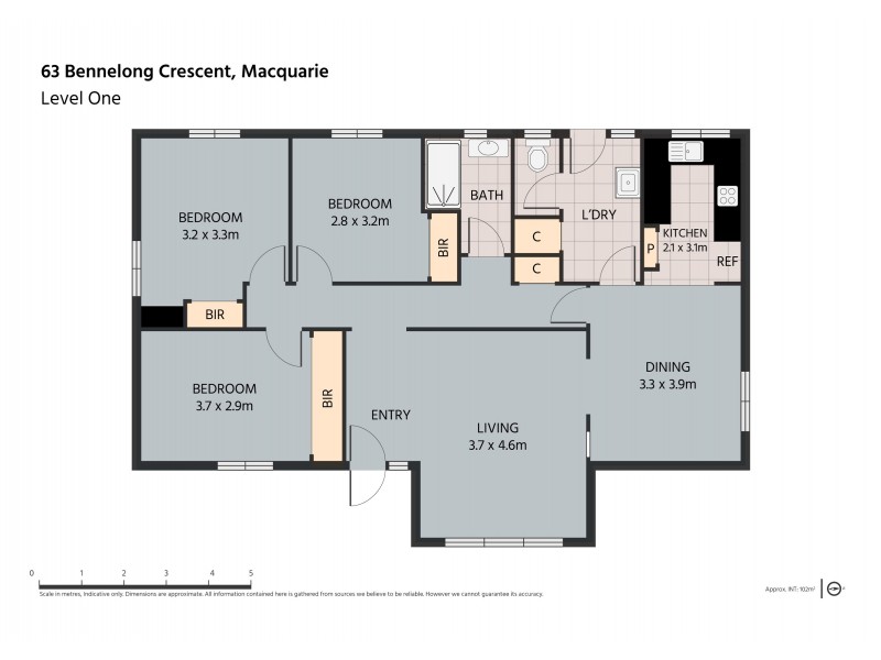63 Bennelong Crescent, Macquarie ACT 2614 Floorplan