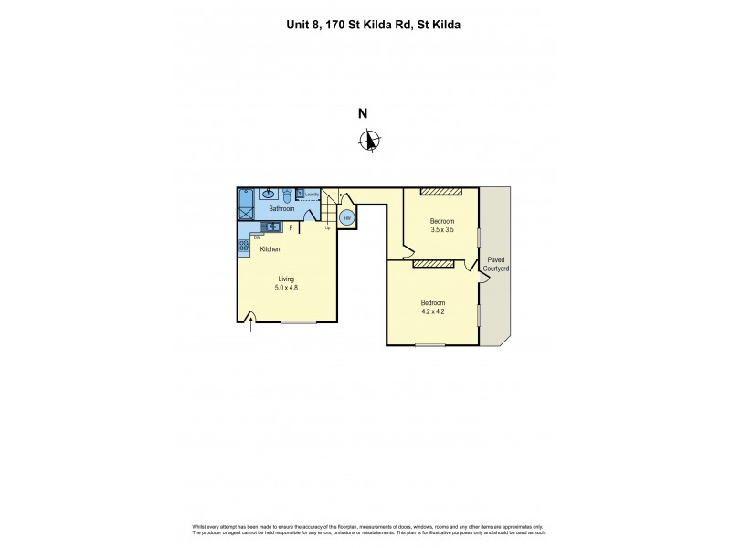 8/170 St kilda Road, St Kilda VIC 3182 Floorplan