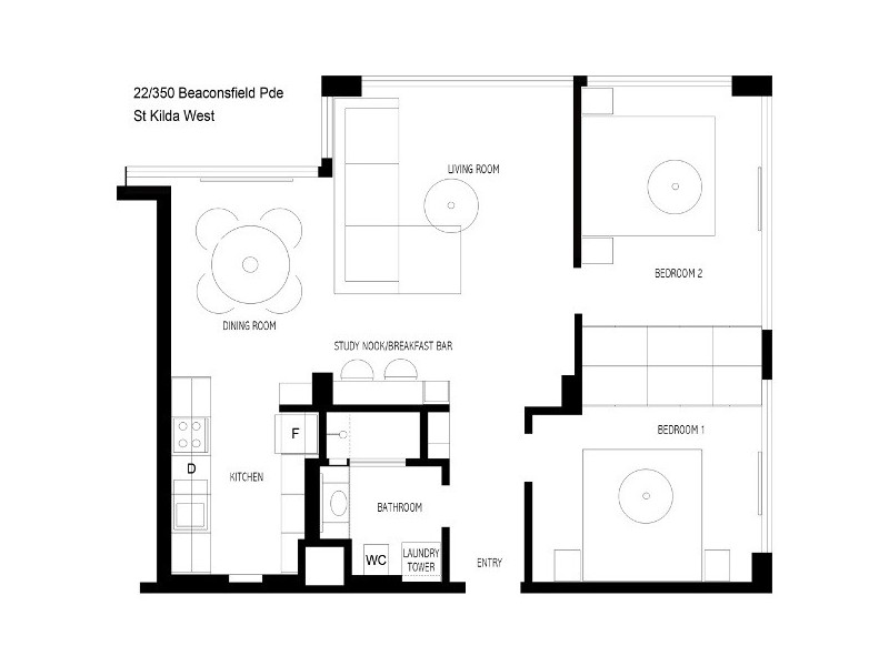 22/350 Beaconsfield Parade, St Kilda VIC 3182