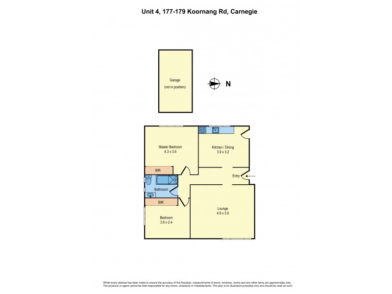 4/177-179 Koornang Road, Carnegie VIC 3163 Floorplan