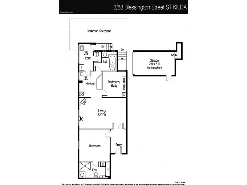 3/88 Blessington Street, St Kilda VIC 3182 Floorplan