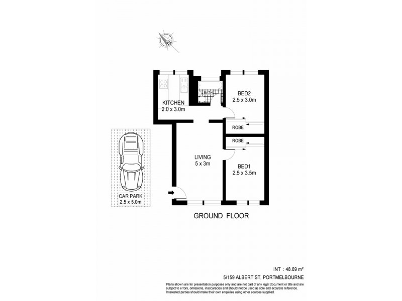 5/169 Albert Street, Port Melbourne VIC 3207 Floorplan