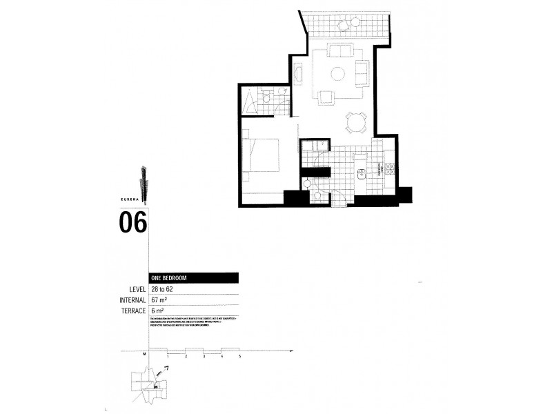 5406/7 Riverside Quay, Southbank VIC 3006 Floorplan