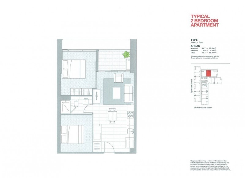 4001S/220 Spencer Street, Melbourne VIC 3000 Floorplan