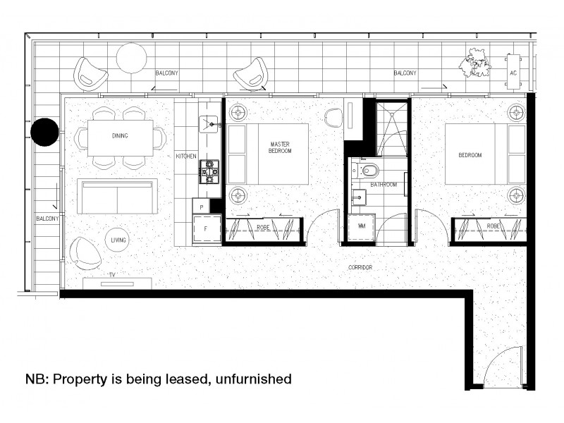 1005/52 Park Street, South Melbourne VIC 3205 Floorplan