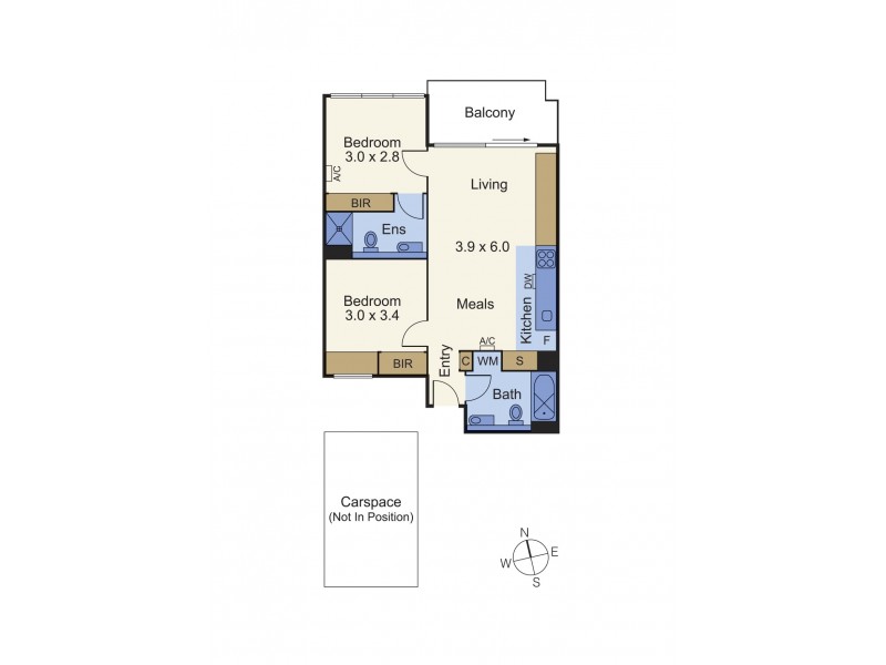 109/26-28 Broadway, Elwood VIC 3184 Floorplan