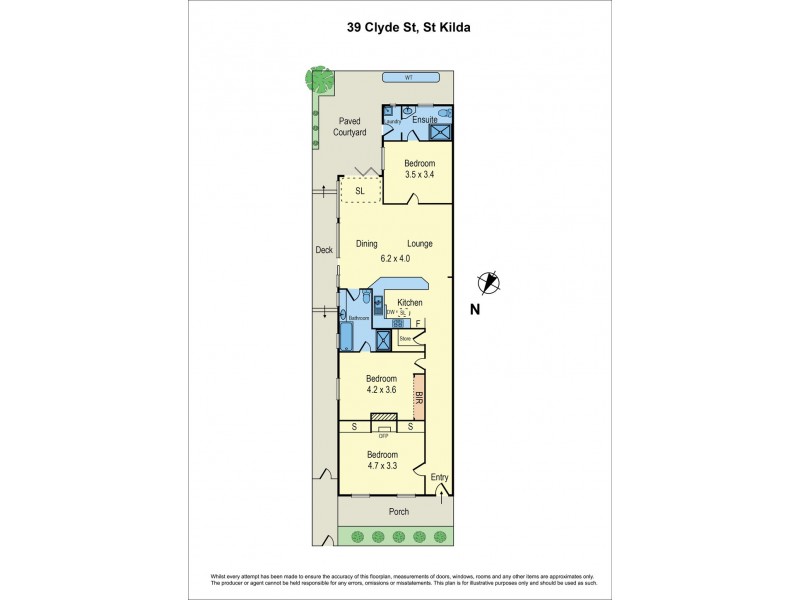 39 Clyde Street, St Kilda VIC 3182 Floorplan