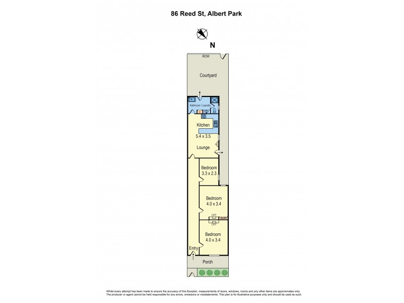 86 Reed Street, Albert Park VIC 3206 Floorplan