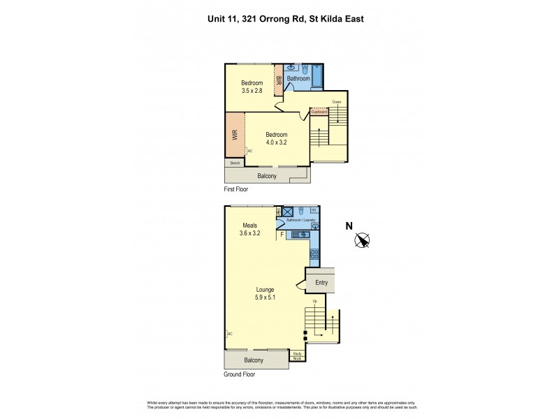 11/321 Orrong Road, St Kilda East VIC 3183 Floorplan