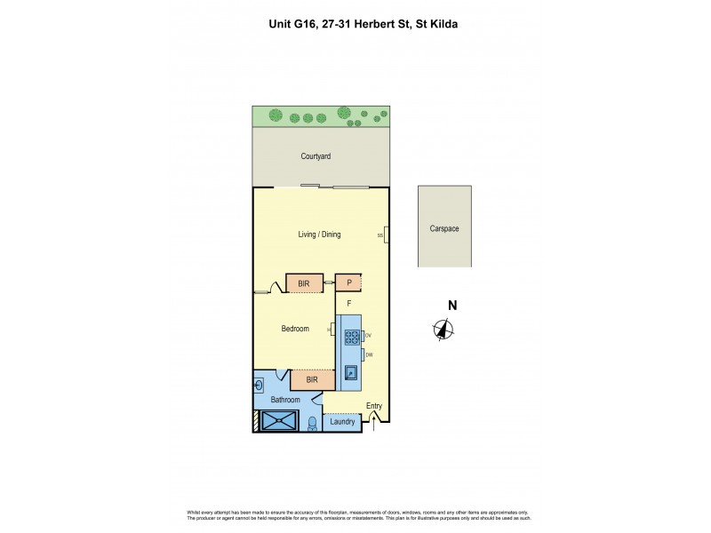 G16/27-31 Herbert Street, St Kilda VIC 3182 Floorplan