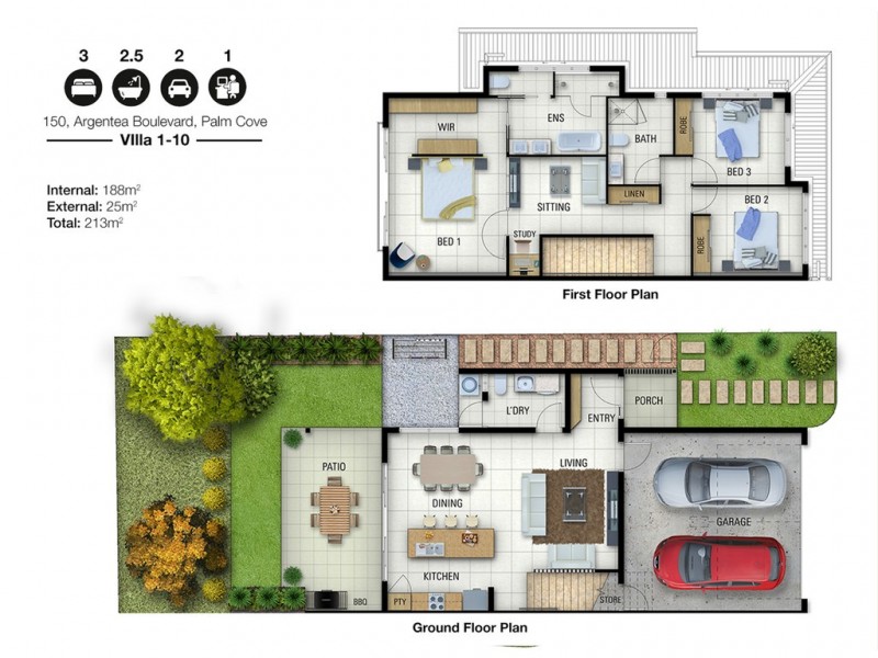 150 Argentea Boulevard, Palm Cove QLD 4879 Floorplan