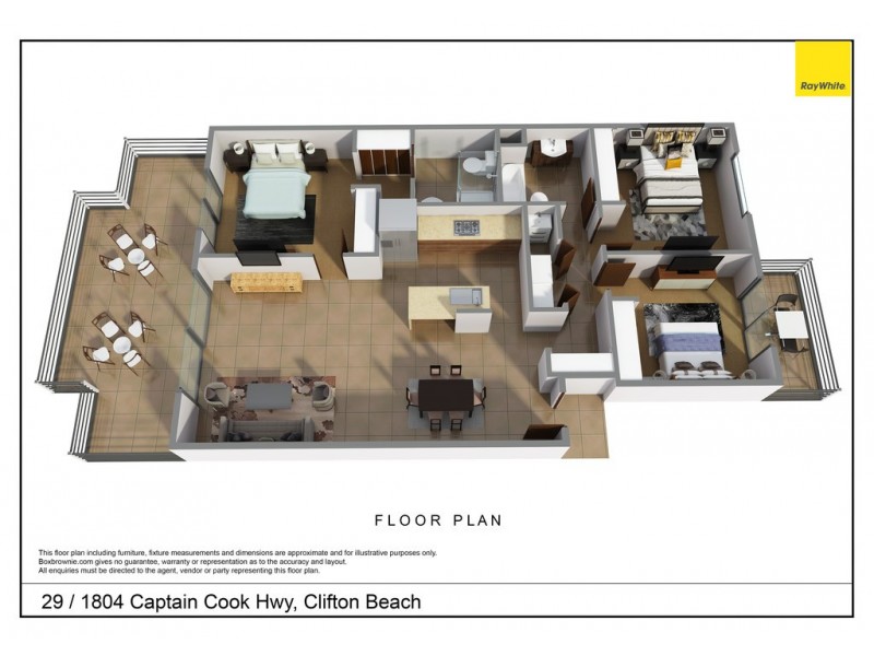29/1804 Captain Cook Highway, Clifton Beach QLD 4879 Floorplan