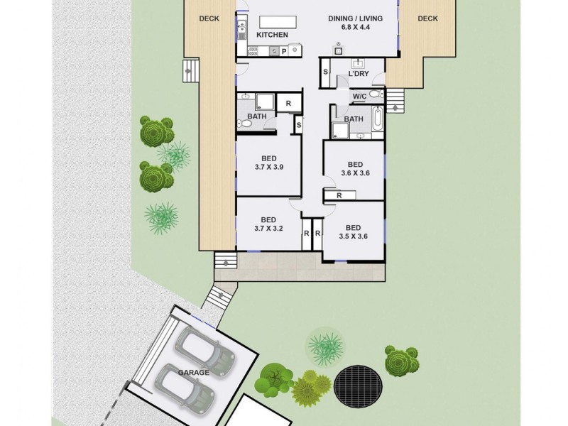 7 Myocum Downs Drive, Myocum NSW 2481 Floorplan