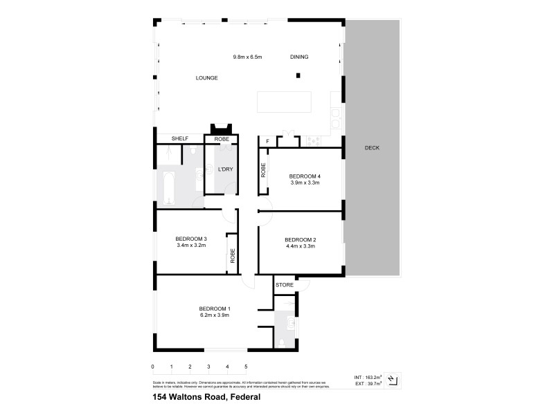 154 Waltons Road, Federal NSW 2480 Floorplan
