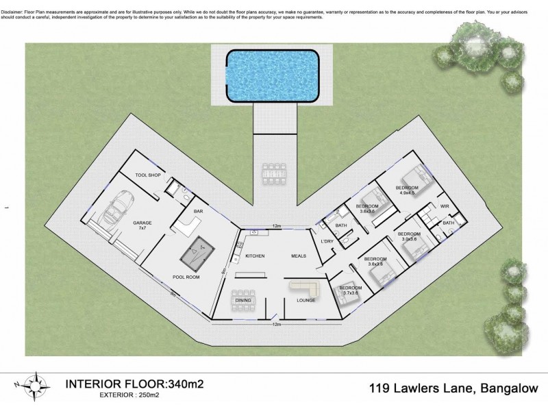 119 Lawlers Lane, Bangalow NSW 2479 Floorplan