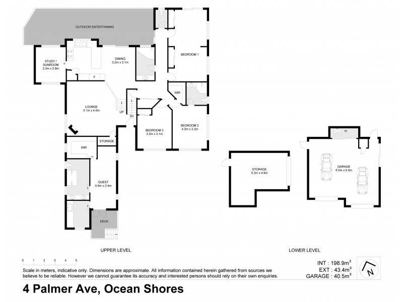 4 Palmer Avenue, Ocean Shores NSW 2483 Floorplan