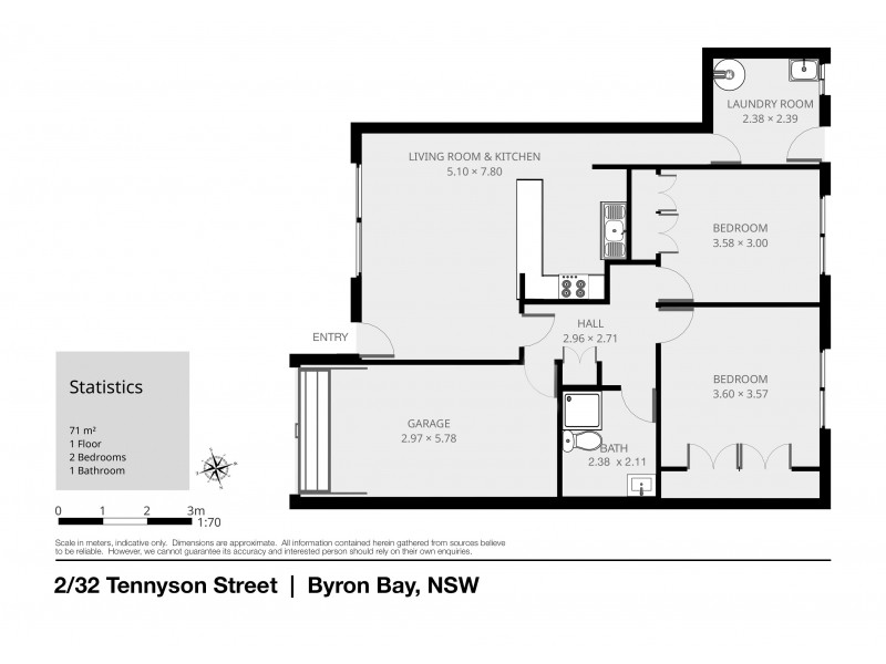 2/32 Tennyson Street, Byron Bay NSW 2481