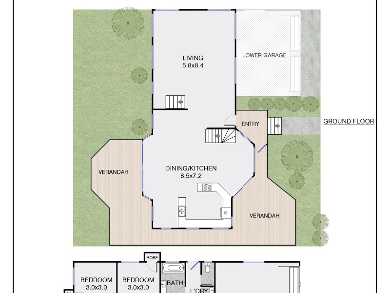18 Pacific Vista Drive, Byron Bay NSW 2481 Floorplan