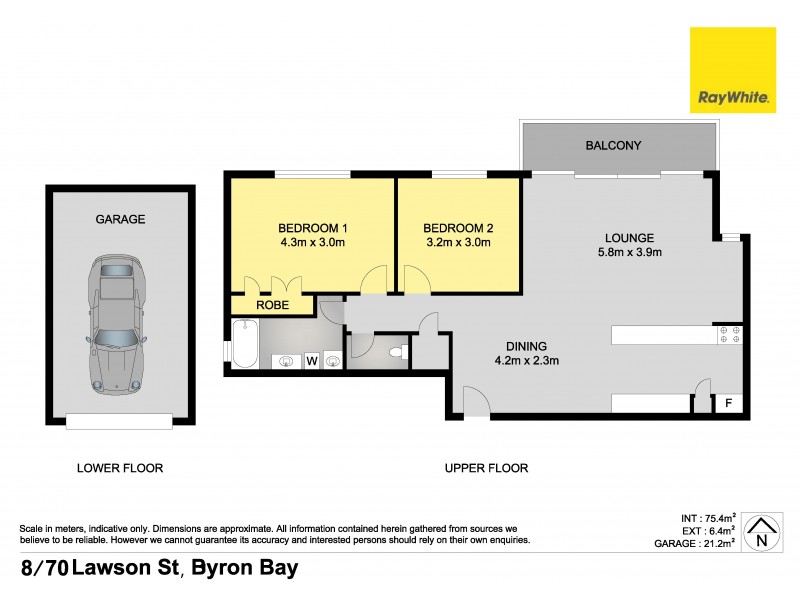 8/68-70 Lawson Street, Byron Bay NSW 2481 Floorplan