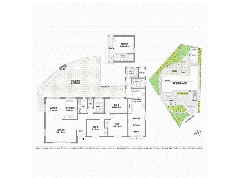 1 Mackellar Court, Byron Bay NSW 2481 Floorplan