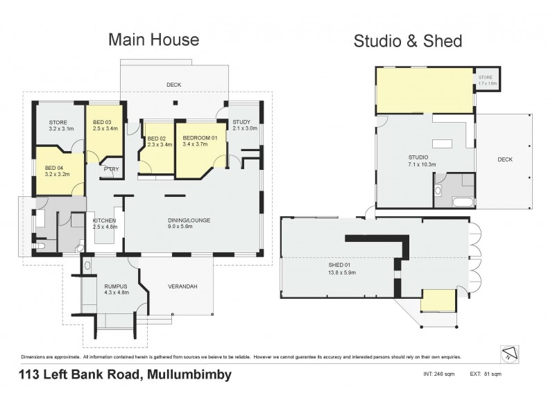 113 Left Bank Road, Mullumbimby NSW 2482 Floorplan