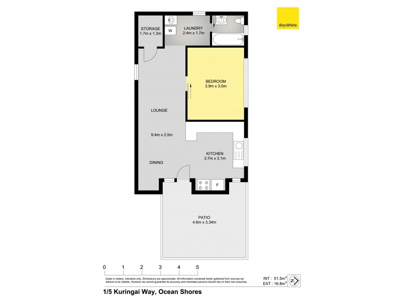 1/5 Kuringai Way, Ocean Shores NSW 2483 Floorplan