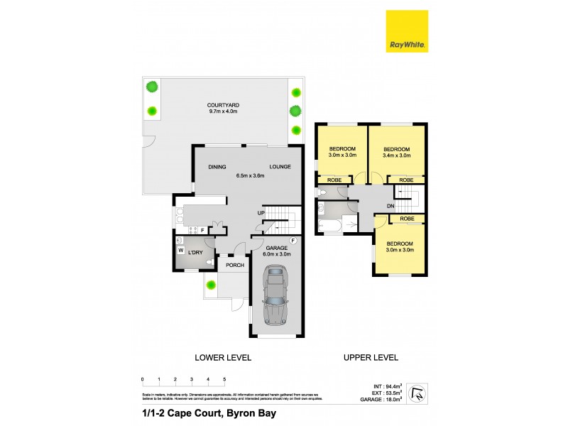 1/1-2 Cape Court, Byron Bay NSW 2481 Floorplan