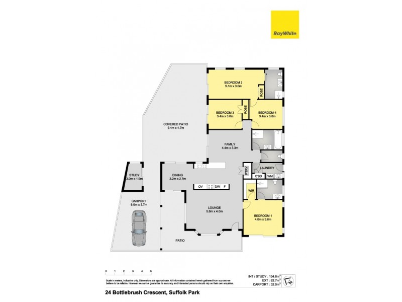 24 Bottlebrush Crescent, Suffolk Park NSW 2481 Floorplan