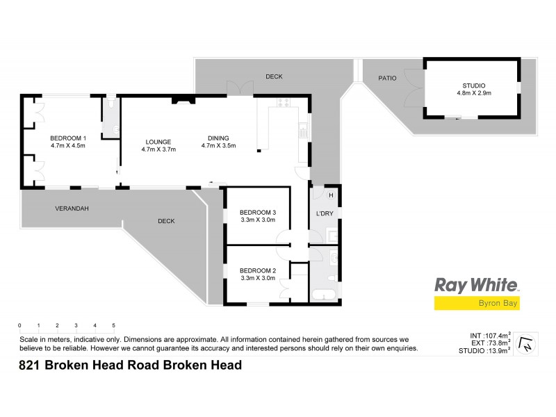 821 Broken Head Road, Broken Head NSW 2481 Floorplan
